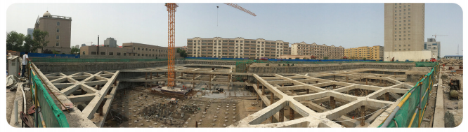 東營方圓國際金融中心基坑支護(hù)及降水一東營市首例完全采用內(nèi)支撐支護(hù)的基坑工程(2014年)