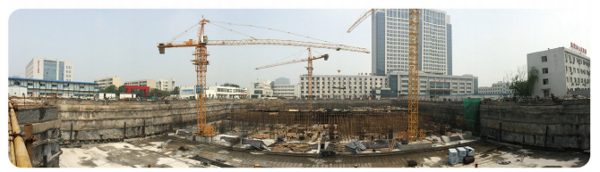 東營人民醫(yī)院樁錨支護(hù)(2012年)